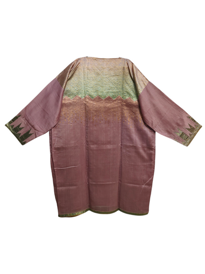 Semi Stitched Chanderi Formal Suitset