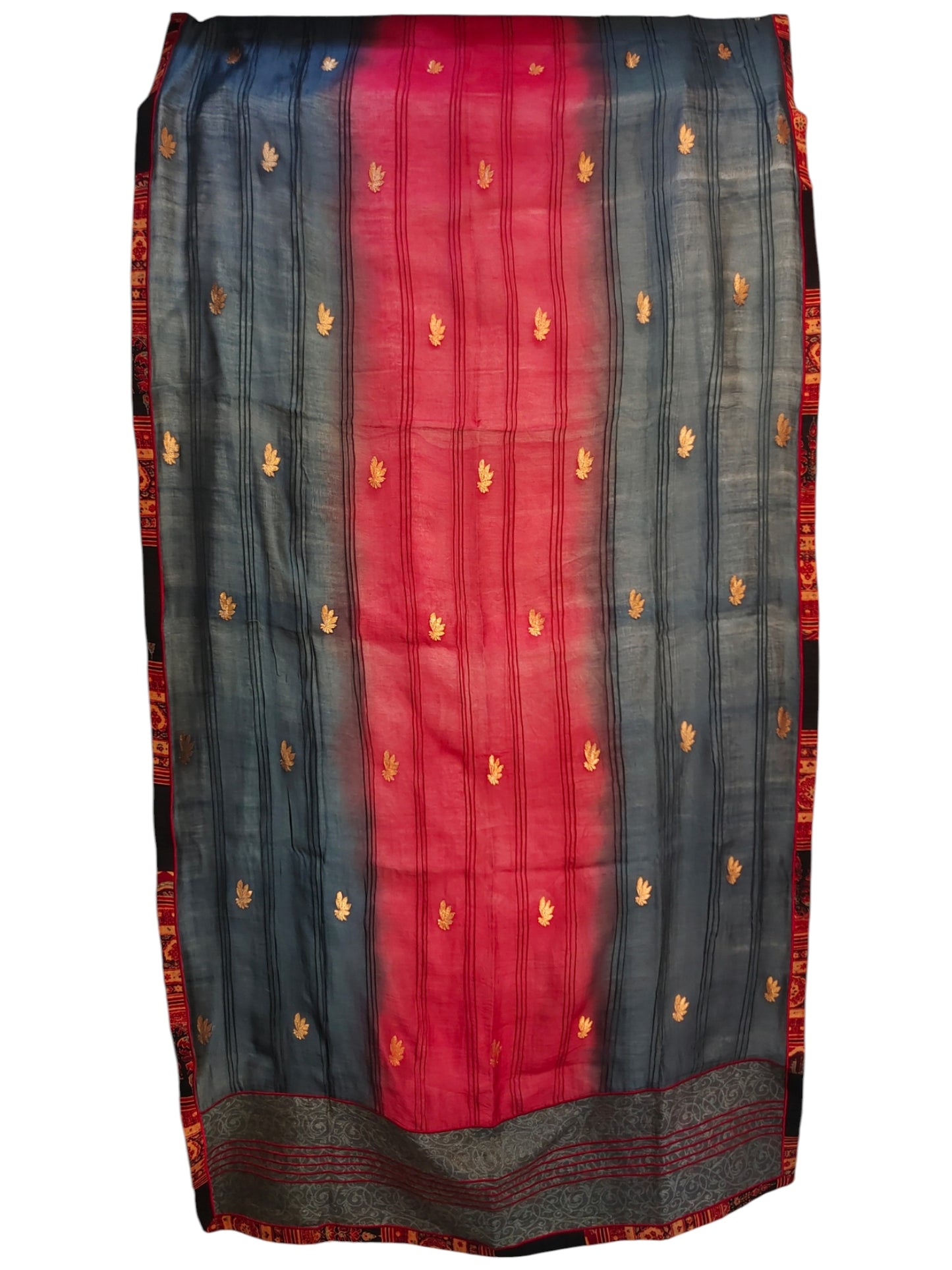 Semi Stitched Chanderi Formal Suitset