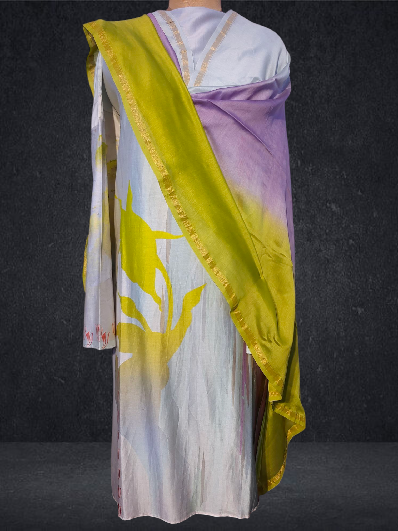 Semi Stitched Cotton Suitset VISHAL KAPUR