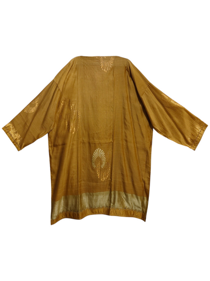 Semi Stitched Chanderi Formal Suitset