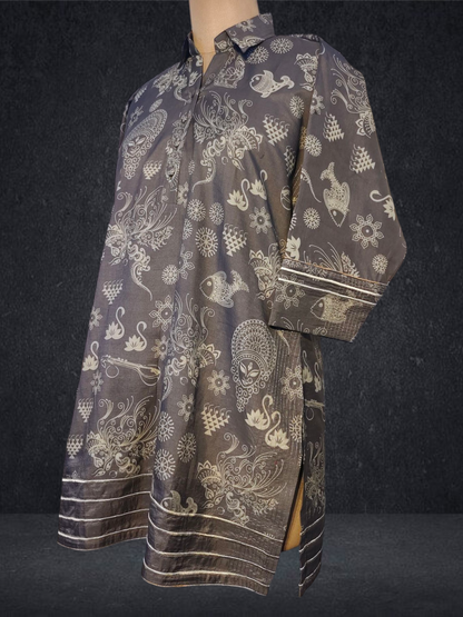 Stitched Digital Printed Short Tunic VISHAL KAPUR STUDIO
