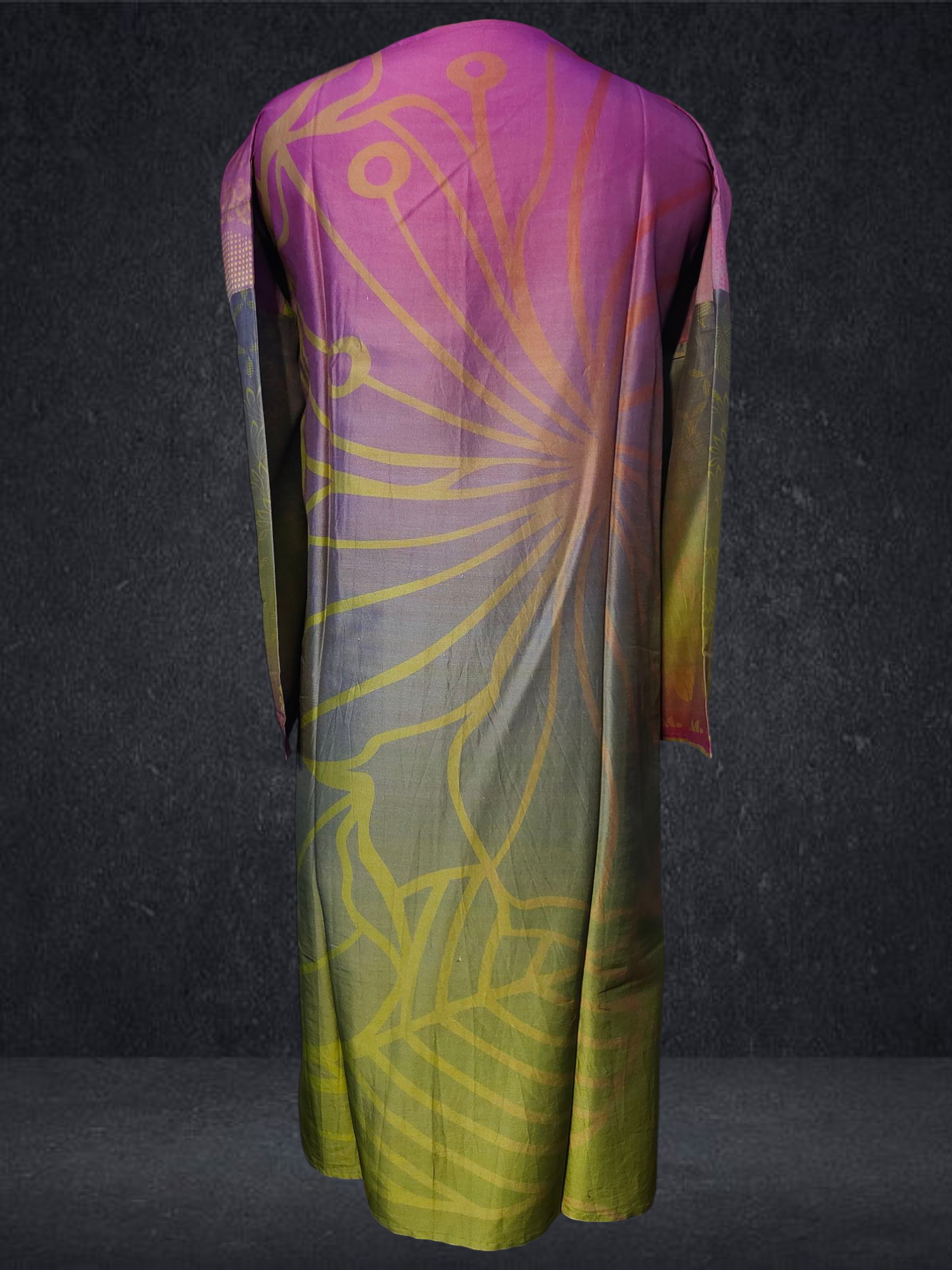 Semi Stitched Cotton printed kurta VISHAL KAPUR