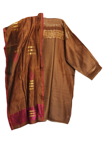 Semi Stitched Formal Chanderi Suitset