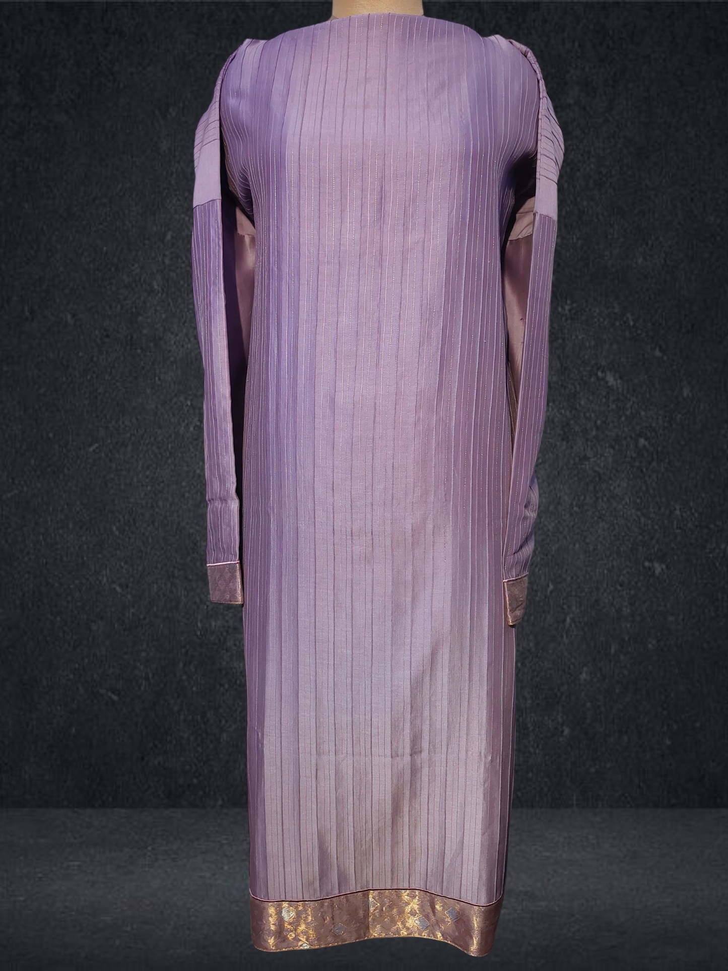 Semi Stitched Formal chanderi Suitset