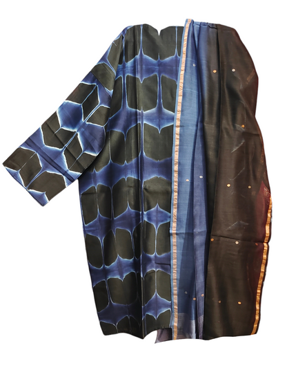 Semi Stitched Chanderi Casual Kurta VISHAL KAPUR