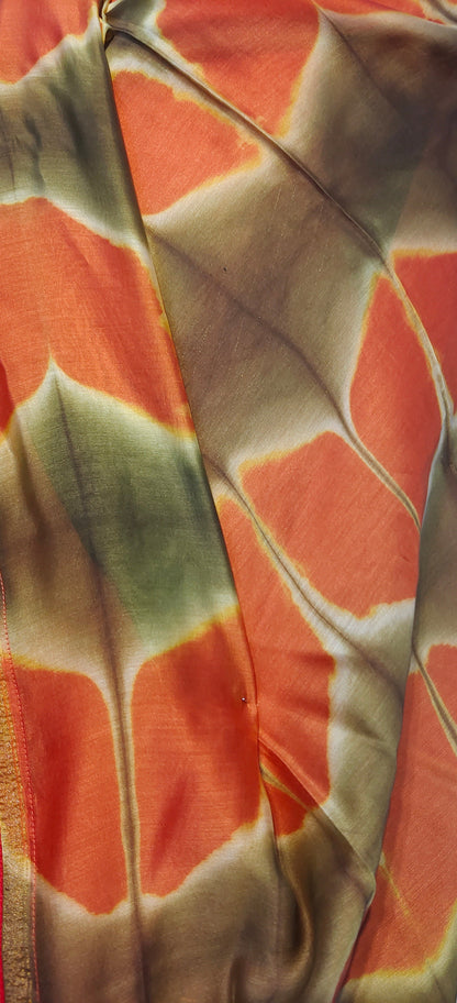 Semi Stitched Formal chanderi Suitset VISHAL KAPUR