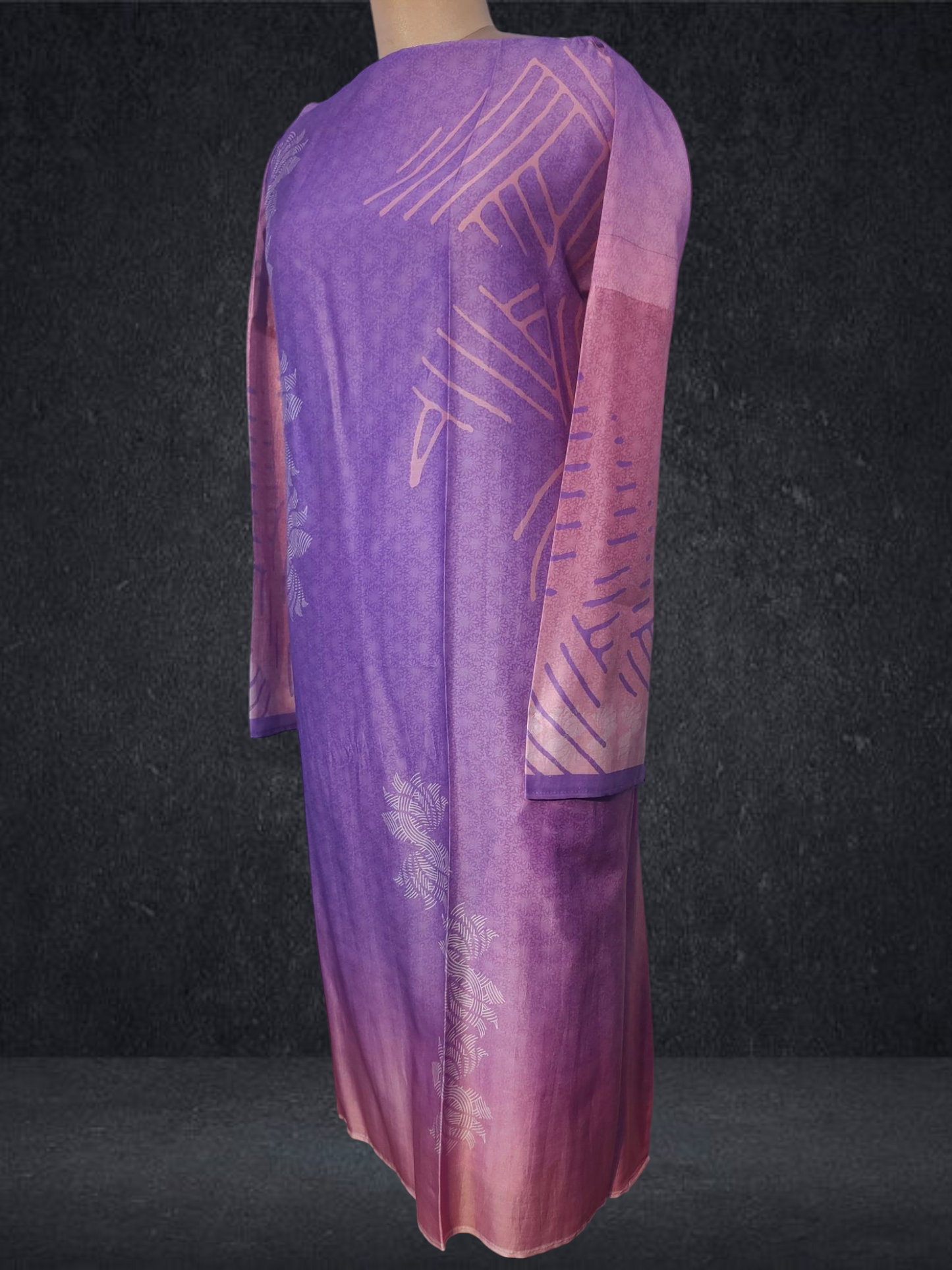 Semi Stitched Chanderi kurta VISHAL KAPUR