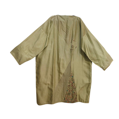 Semi Stitched Chanderi Formal Suitset