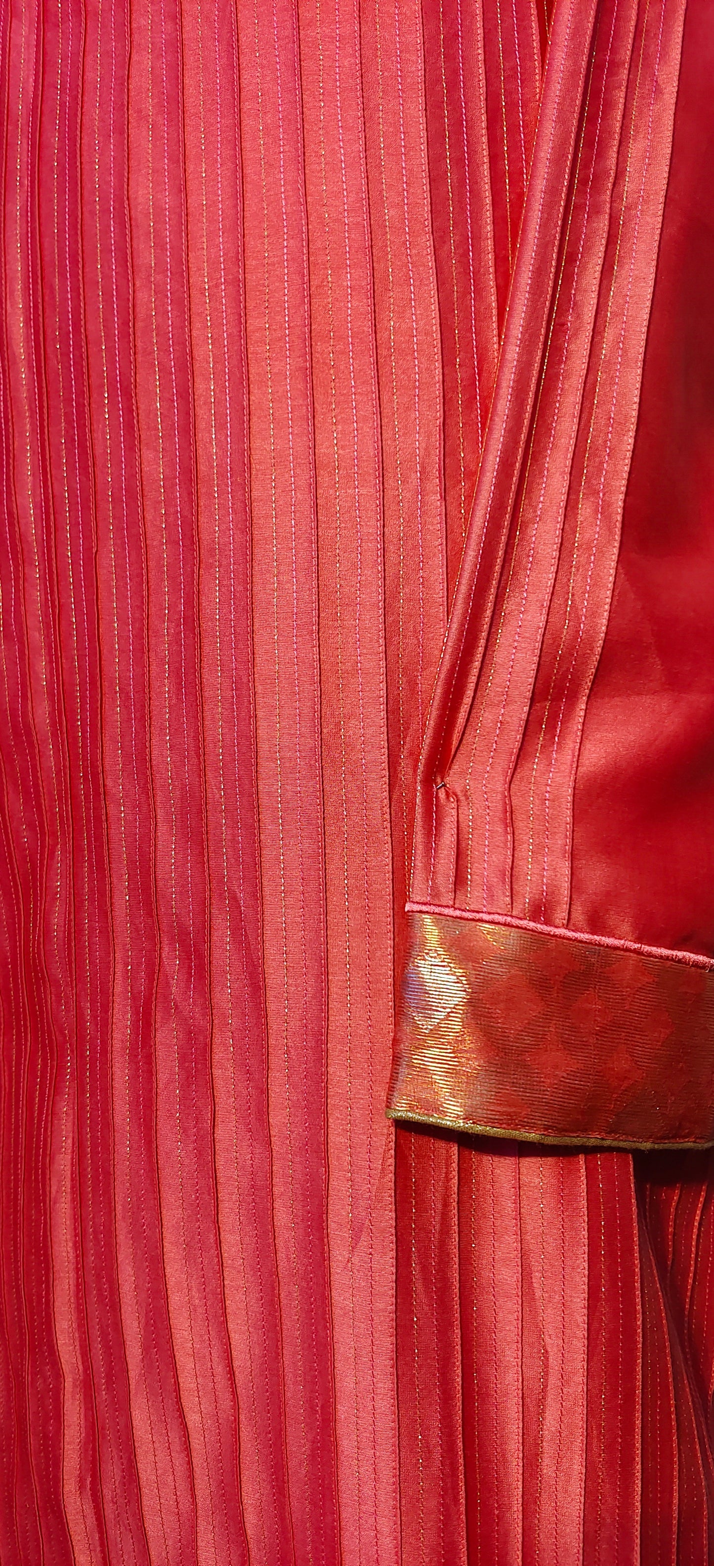 Semi Stitched Formal chanderi Suitset