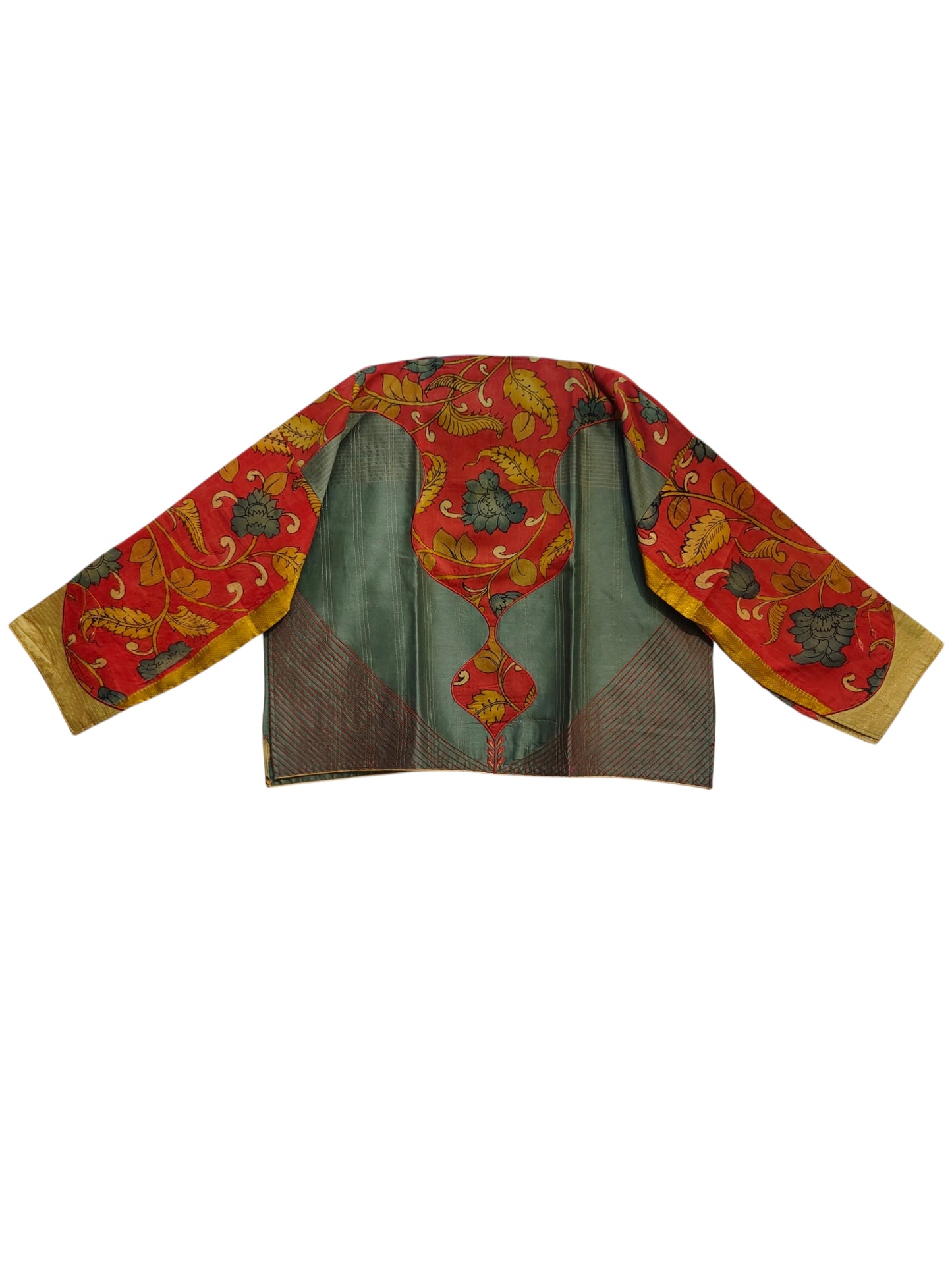 Semi Stitched Chanderi Kalamkari Ɓlouse