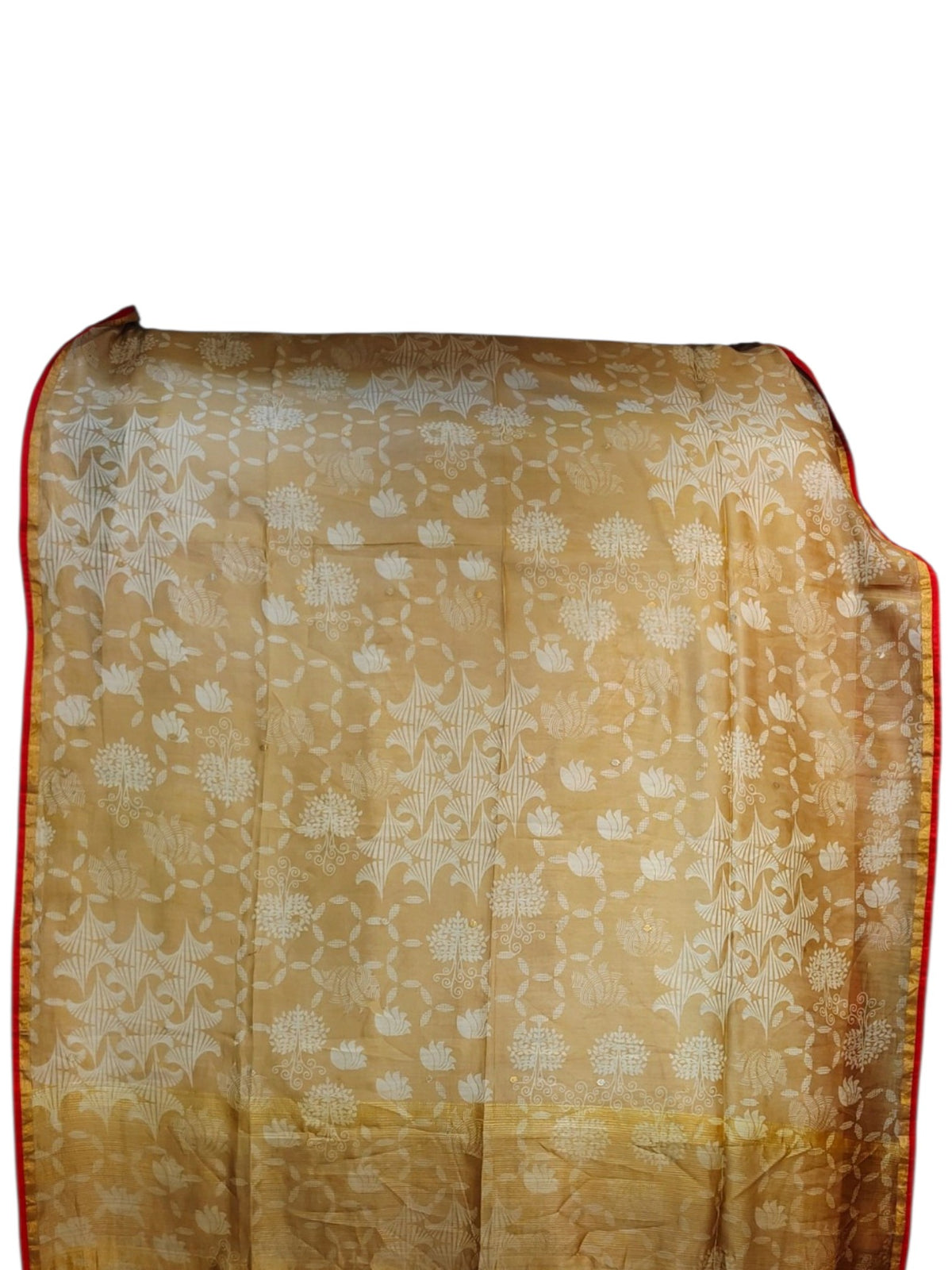 Cotton Casual Block Printed Saree