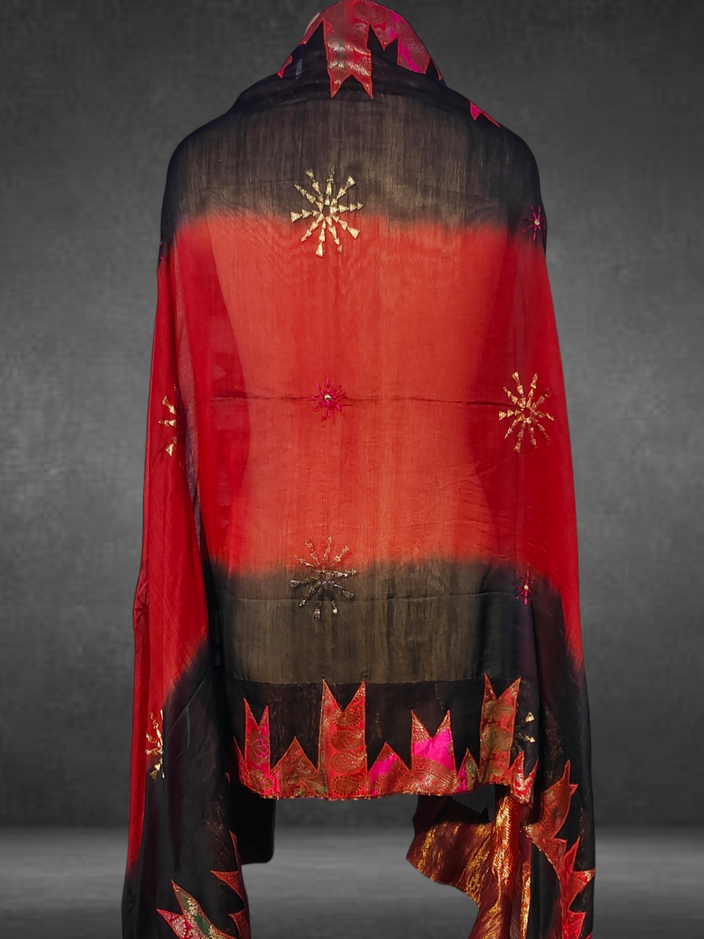 Chanderi Zari Woven Brocade Dupatta