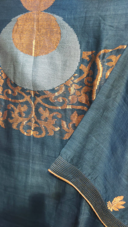 Stitched Chanderi  Tunic ready size 42