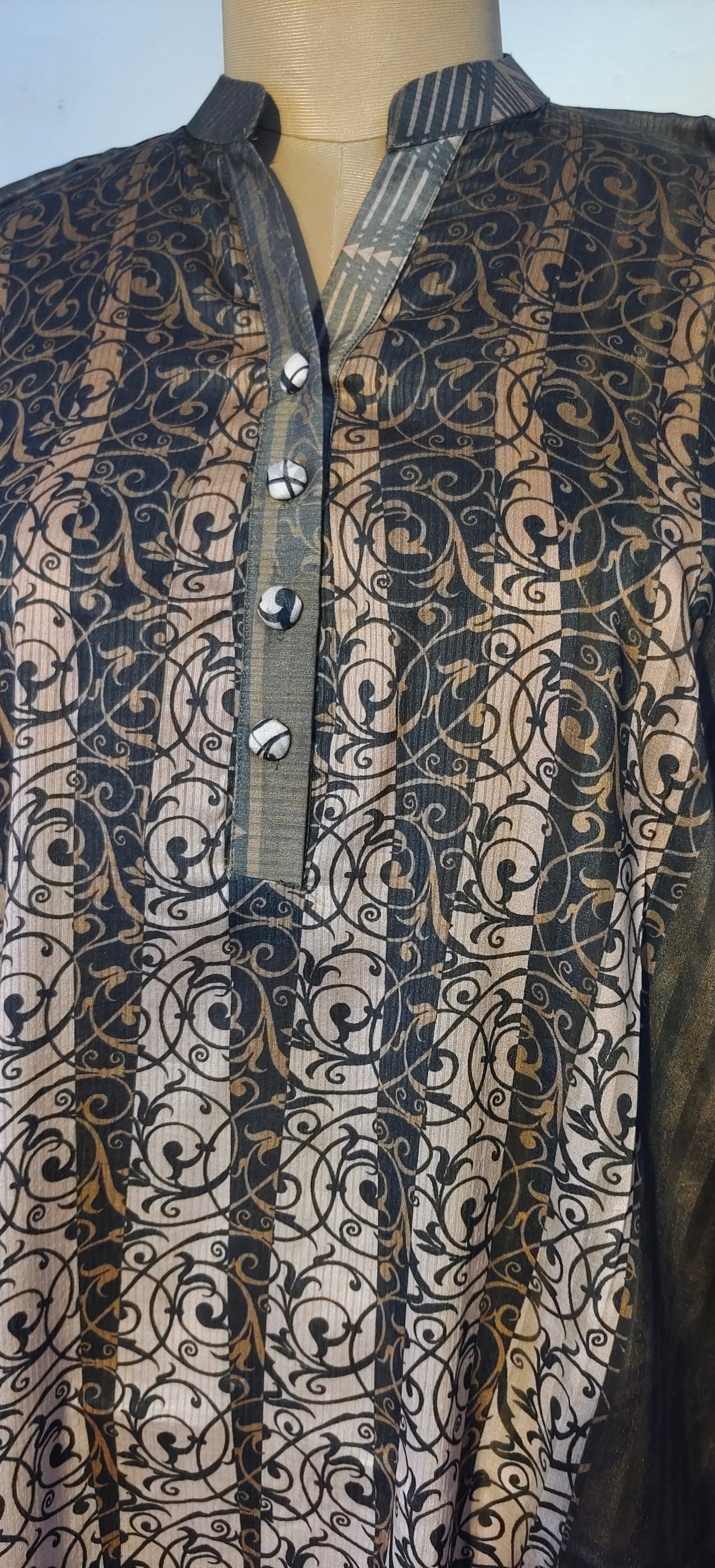 Stitched Digital Printed Short Tunic VISHAL KAPUR STUDIO
