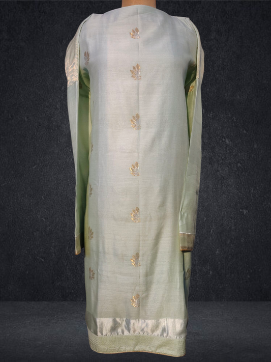 Semi Stitched Chanderi kurta