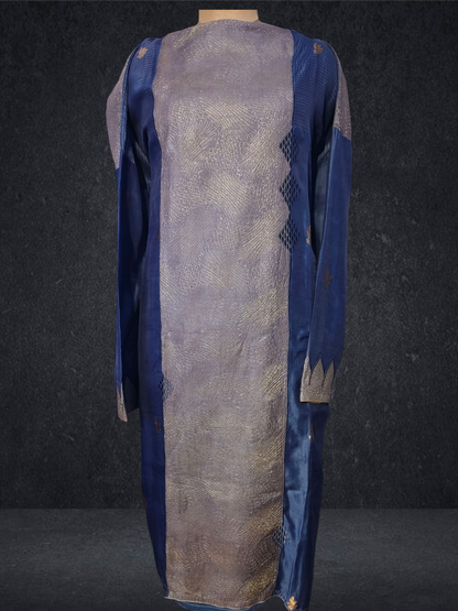 Semi Stitched Formal chanderi Kurta