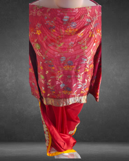 Formal Silk Gota Saree(VKSR05MAY09) VISHAL KAPUR STUDIO