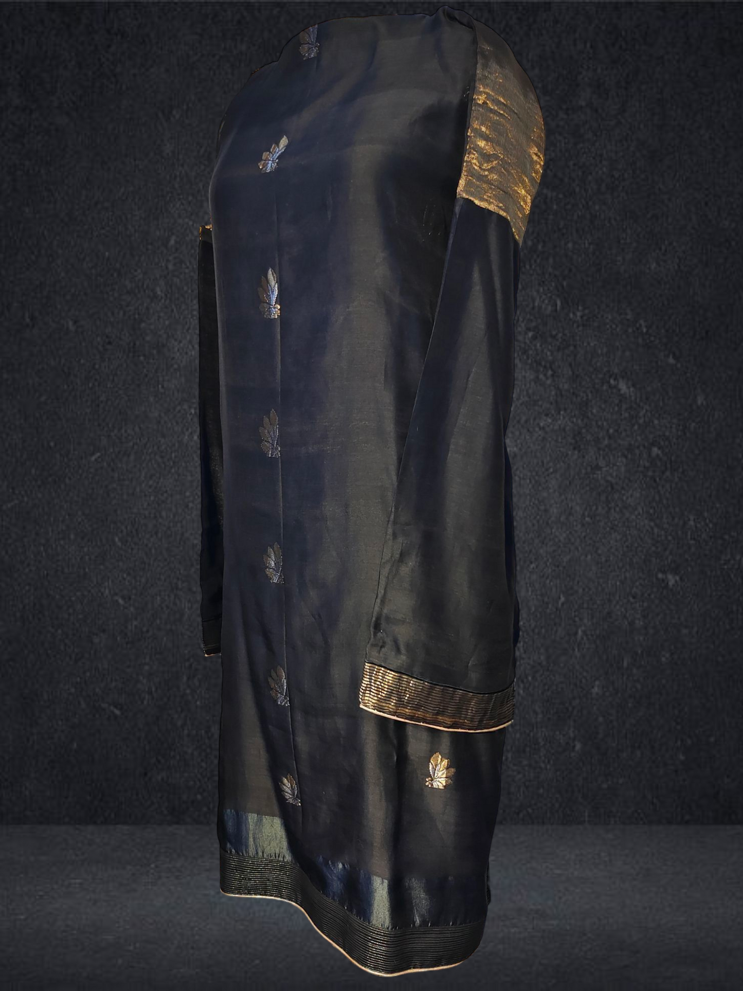 Semi Stitched Chanderi kurta VISHAL KAPUR