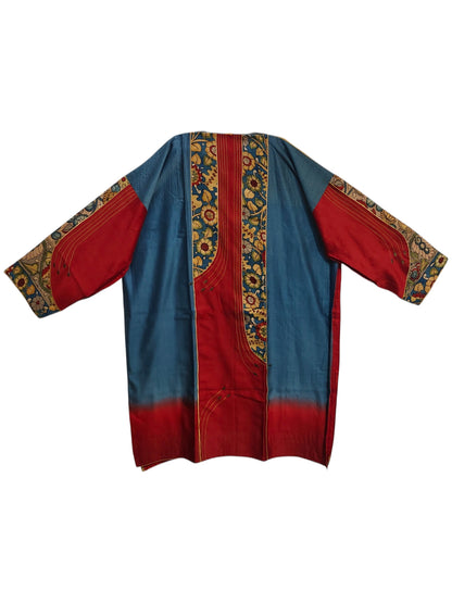Semi Stitched Chanderi Formal Suitset