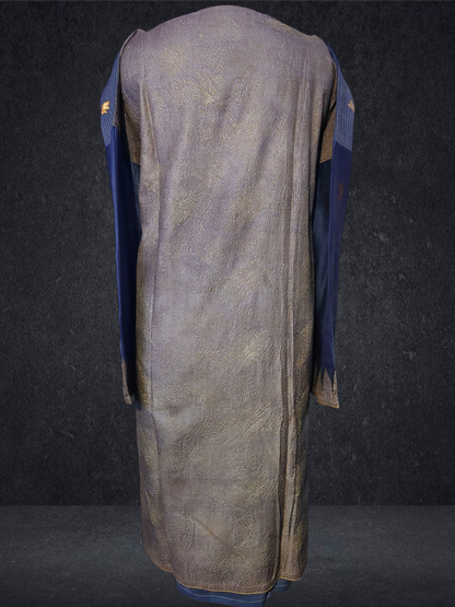 Semi Stitched Formal chanderi Kurta