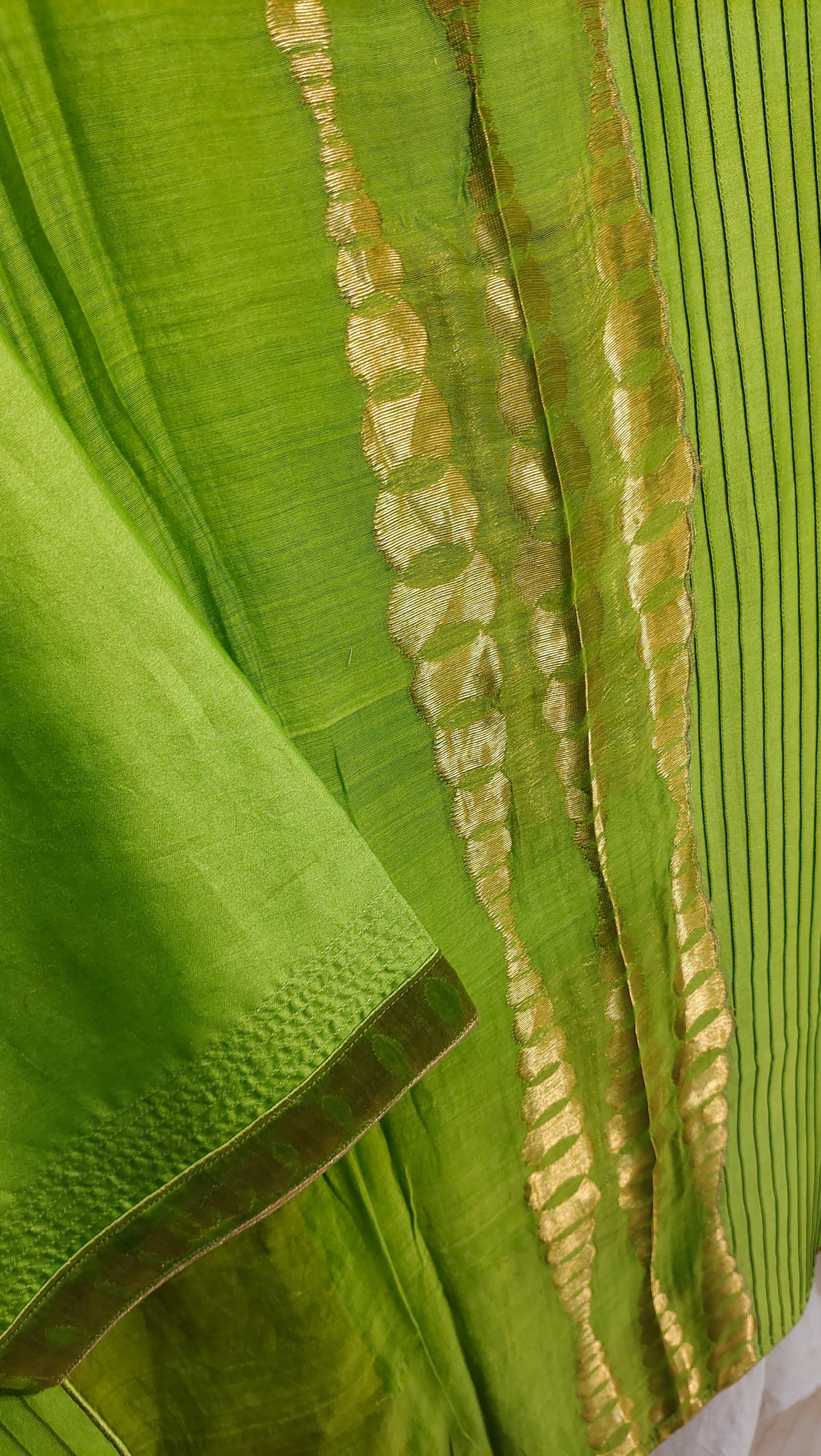 Semi Stitched Formal chanderi Suitset