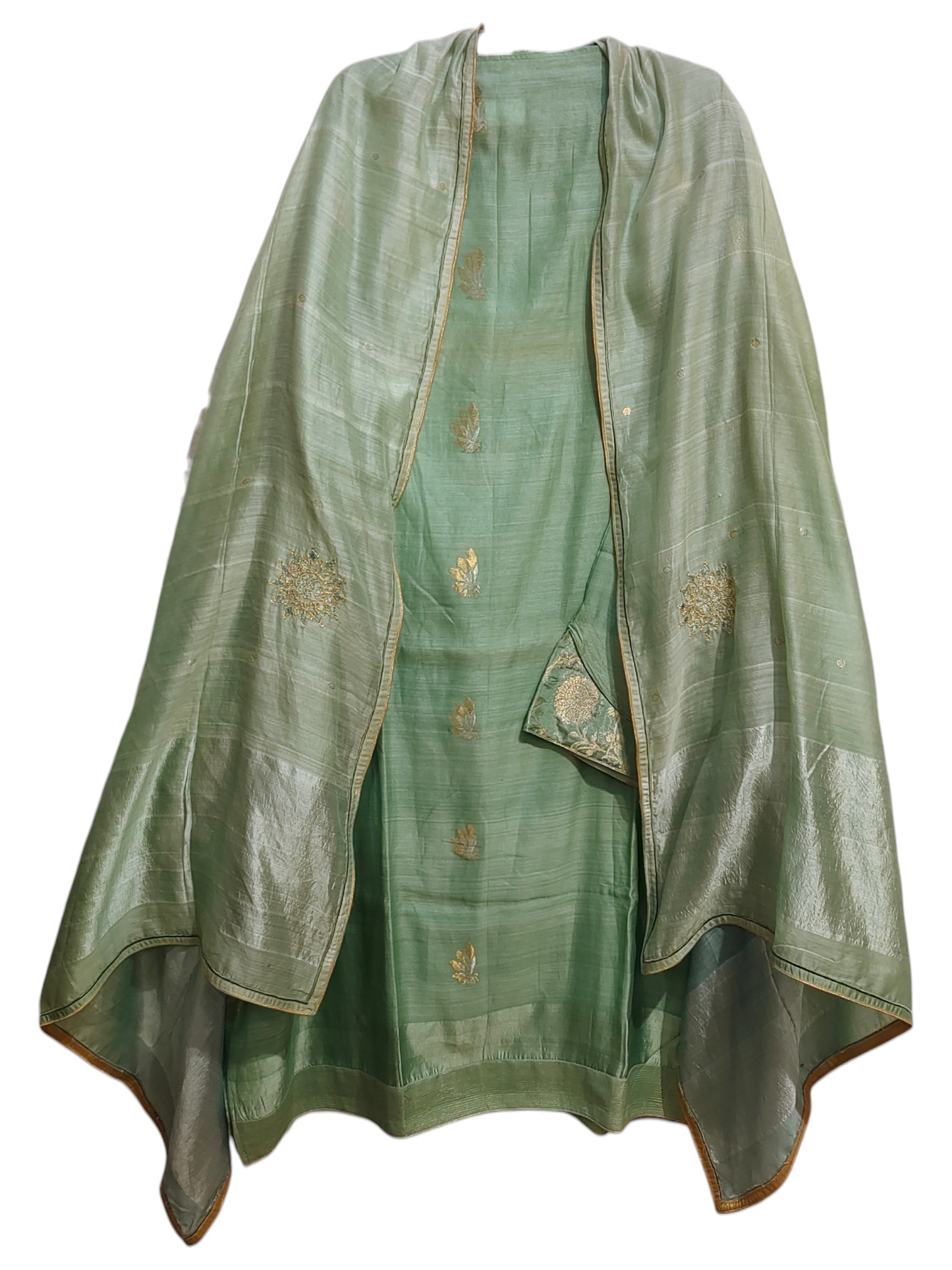 Semi Stitched Formal Chanderi Suitset