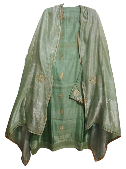 Semi Stitched Formal Chanderi Suitset