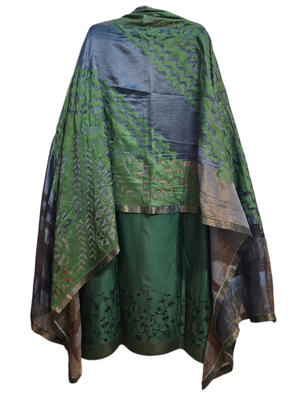 Semi Stitched Formal Chanderi Suitset