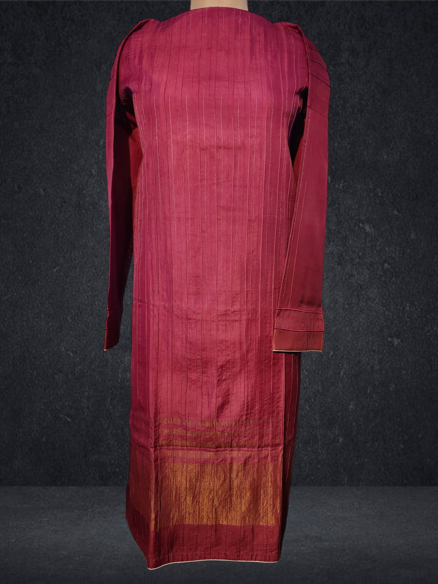 Semi Stitched Chanderi kurta VISHAL KAPUR