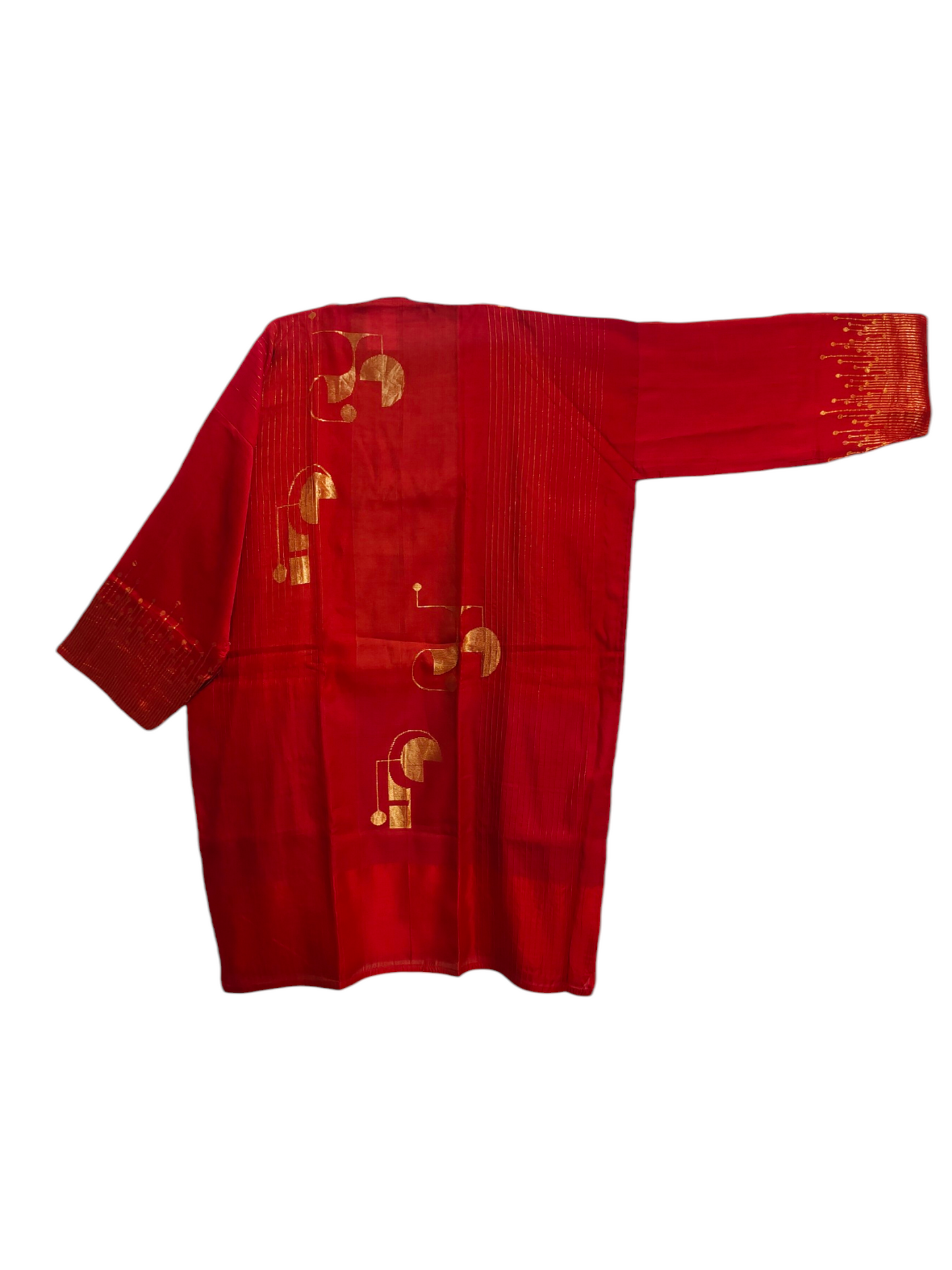 Semi Stitched Formal Chanderi Kurta