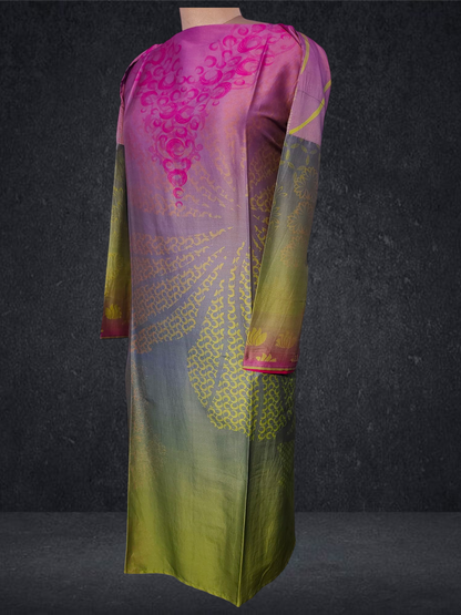 Semi Stitched Cotton printed kurta VISHAL KAPUR