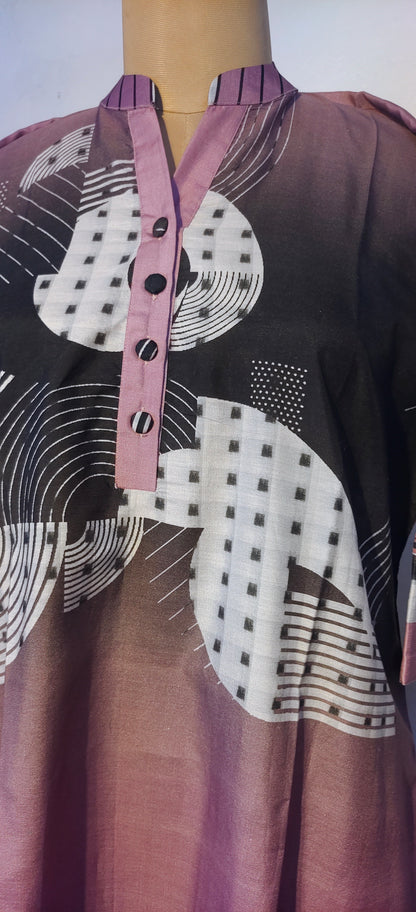 Stitched Digital Printed Short Tunic