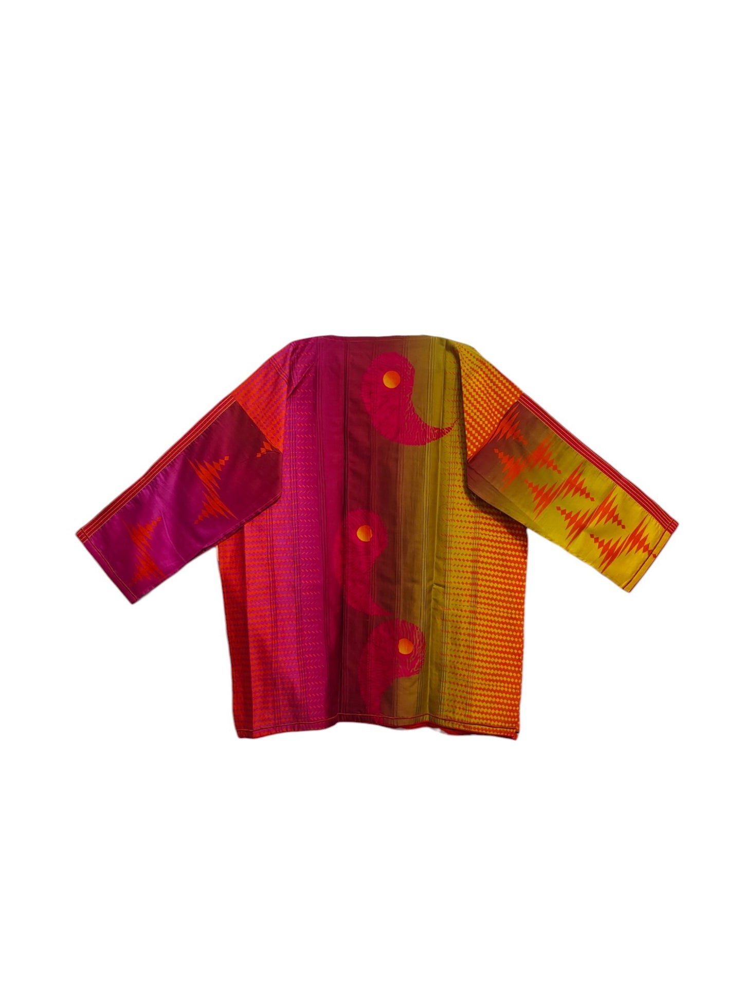 Semi Stitched printed chanderi Tunic