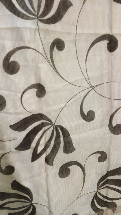 Semi Stitched Chanderi Formal Suitset