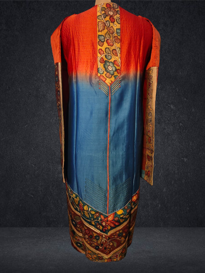 Semi Stitched Chanderi kurta VISHAL KAPUR