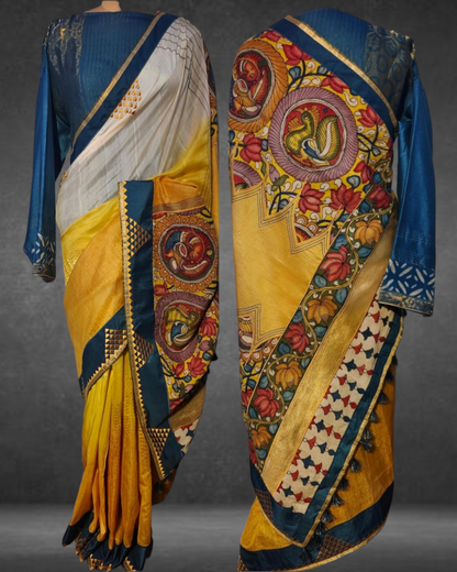 Formal Kalamkari silk saree