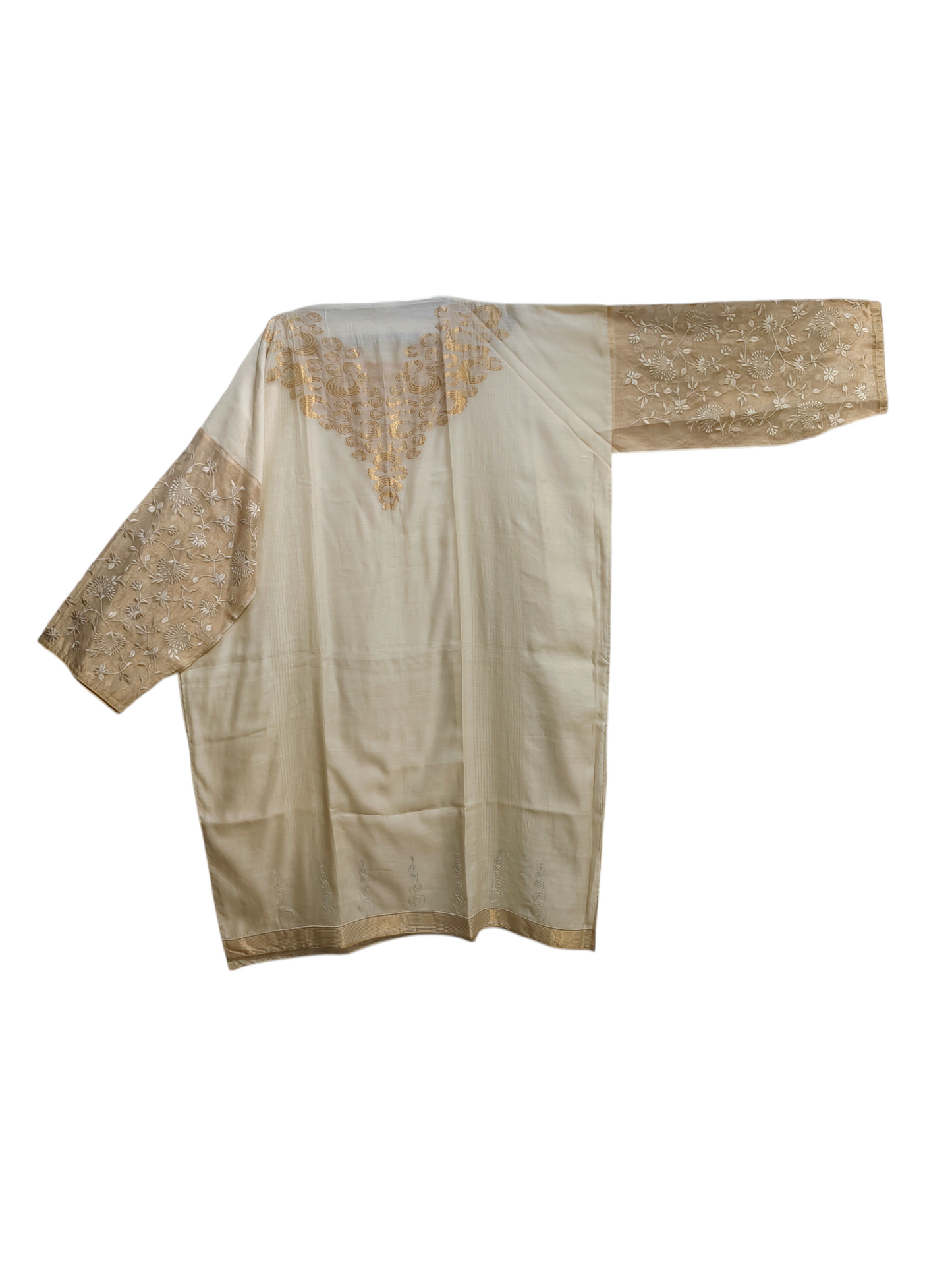 Semi Stitched Formal chanderi Suitset