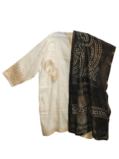 Semi Stitched Chanderi Formal Suitset