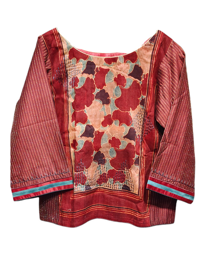 Semistitched Chanderi Ɓlouse VISHAL KAPUR STUDIO