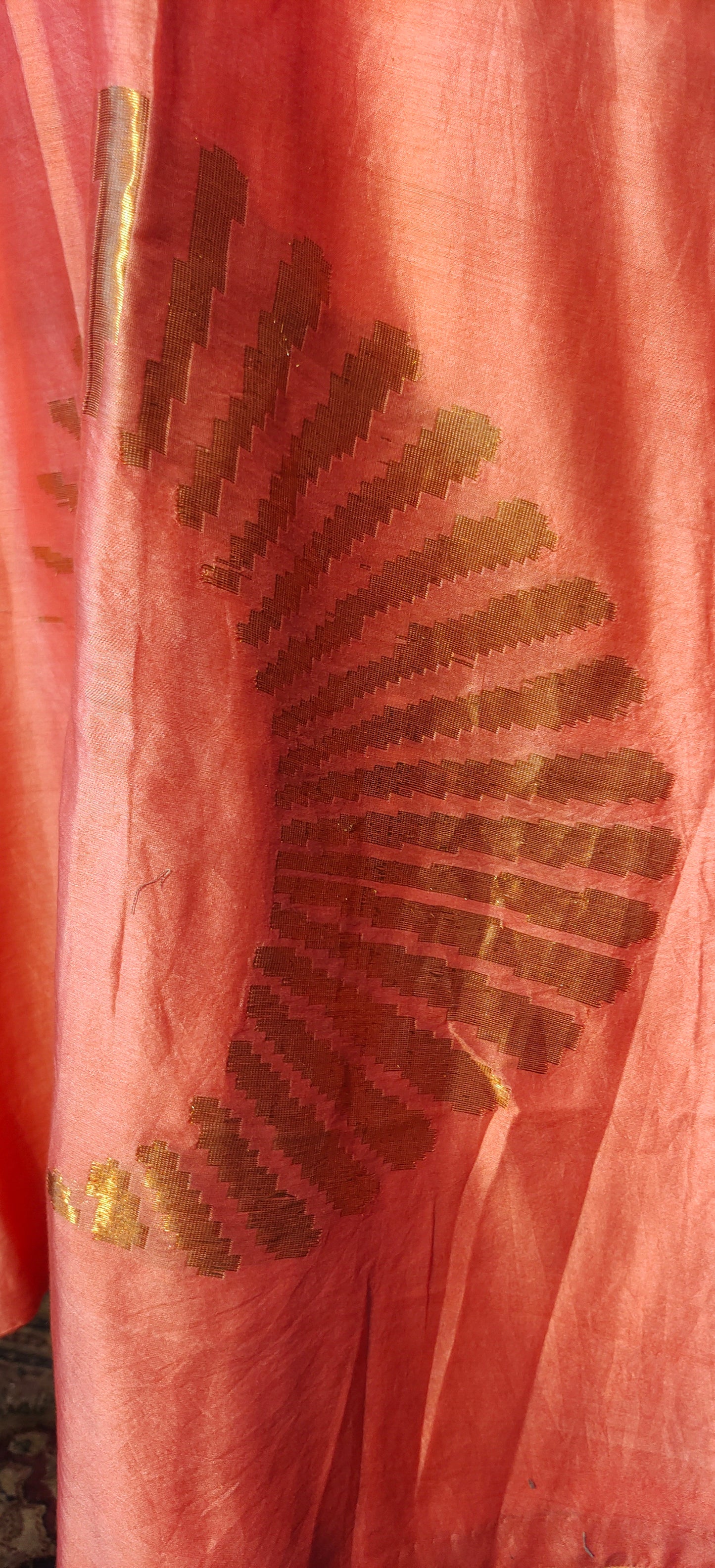 Stitched Chanderi Long Dress