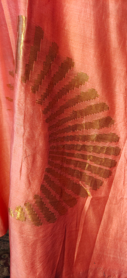 Stitched Chanderi Long Dress