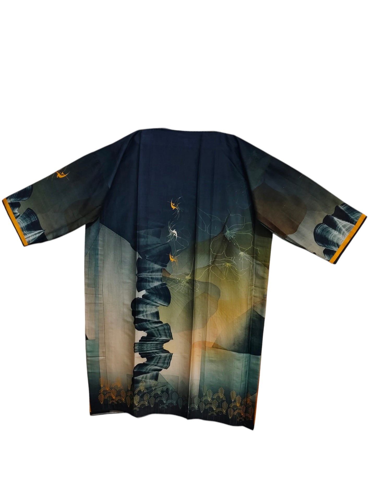 Semi Stitched Chanderi Casual suitset