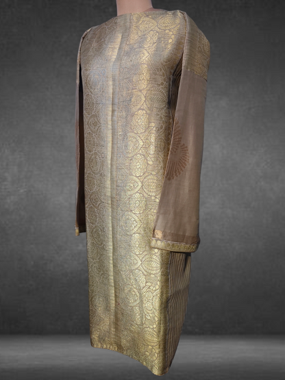 Semi Stitched Chanderi kurta VISHAL KAPUR