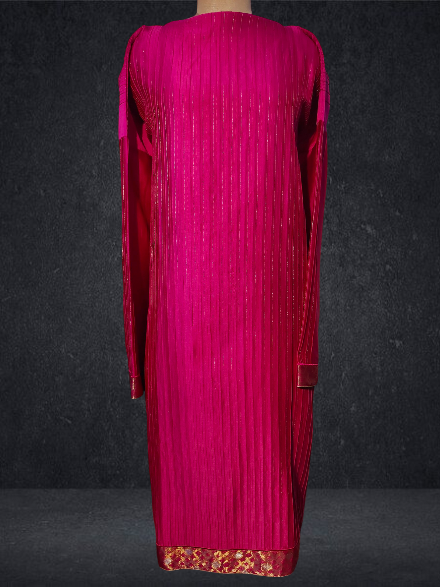 Semi Stitched Formal chanderi Suitset