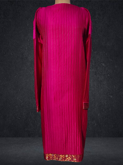 Semi Stitched Formal chanderi Suitset