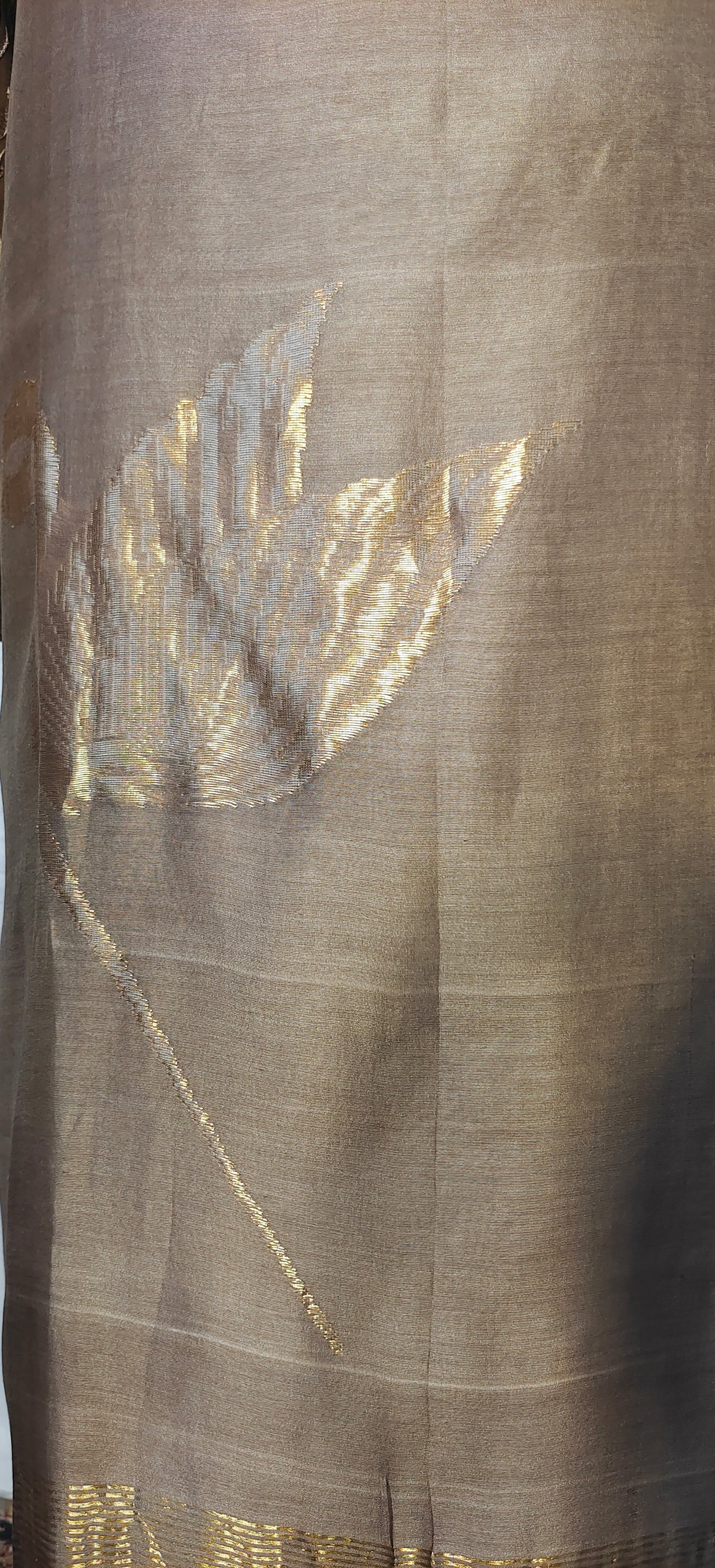 Semi Stitched Chanderi Kurta