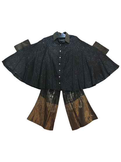 Indowestern chanderi formal coordset