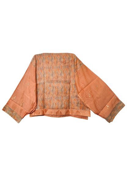 Formal Silk Linen Kota Block Printed Saree