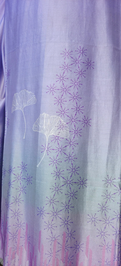 Stitched Chanderi Digital Printed Kaftan VISHAL KAPUR STUDIO