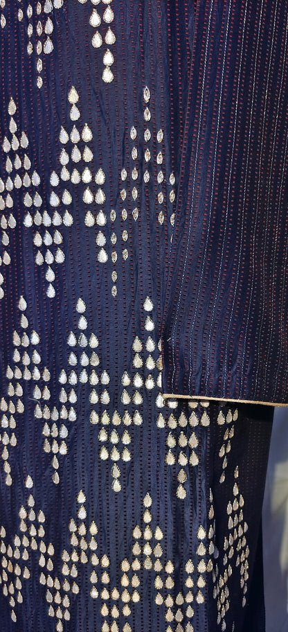 Semi Stitched Chanderi Kurta